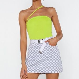 Neon Cross Over Top